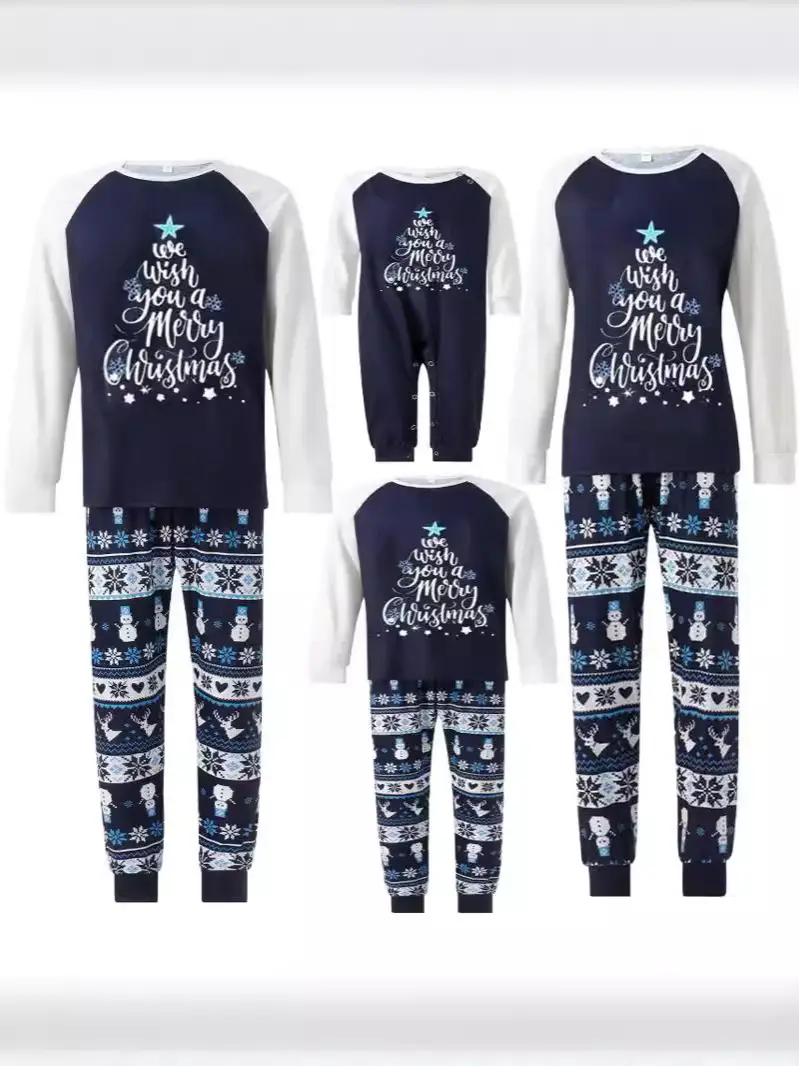 2025 Family Christmas Pajamas Set for 3 & 4 People - Image 7