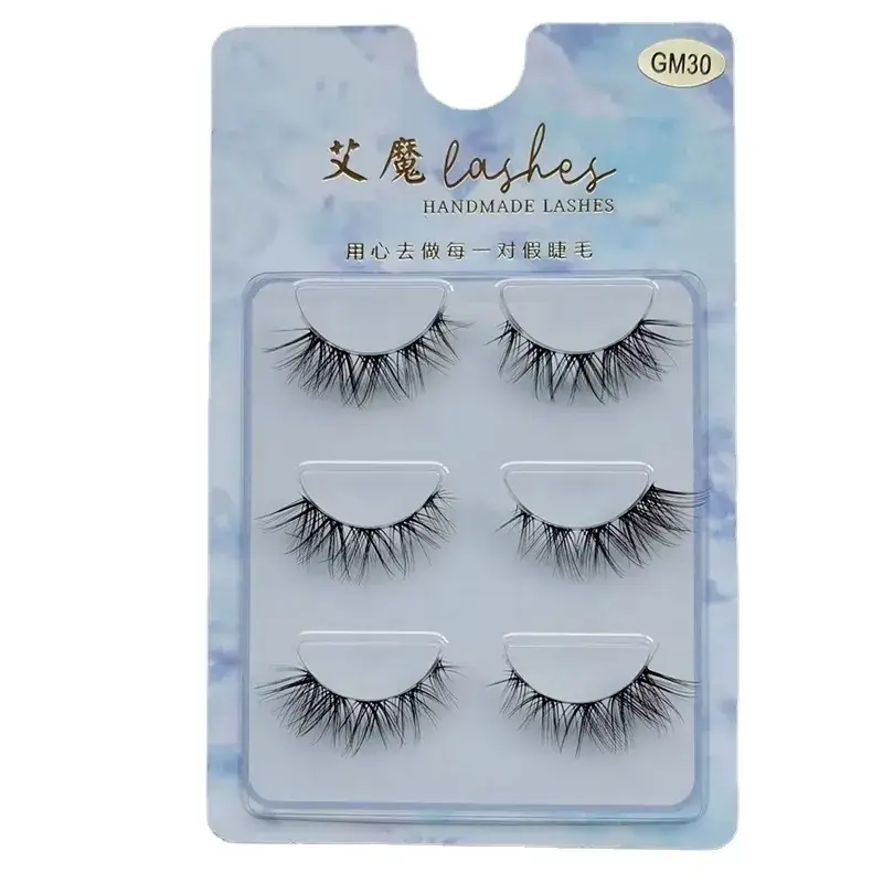 False Eyelashes GM30 Thick Curling for Fox Eye - Image 6