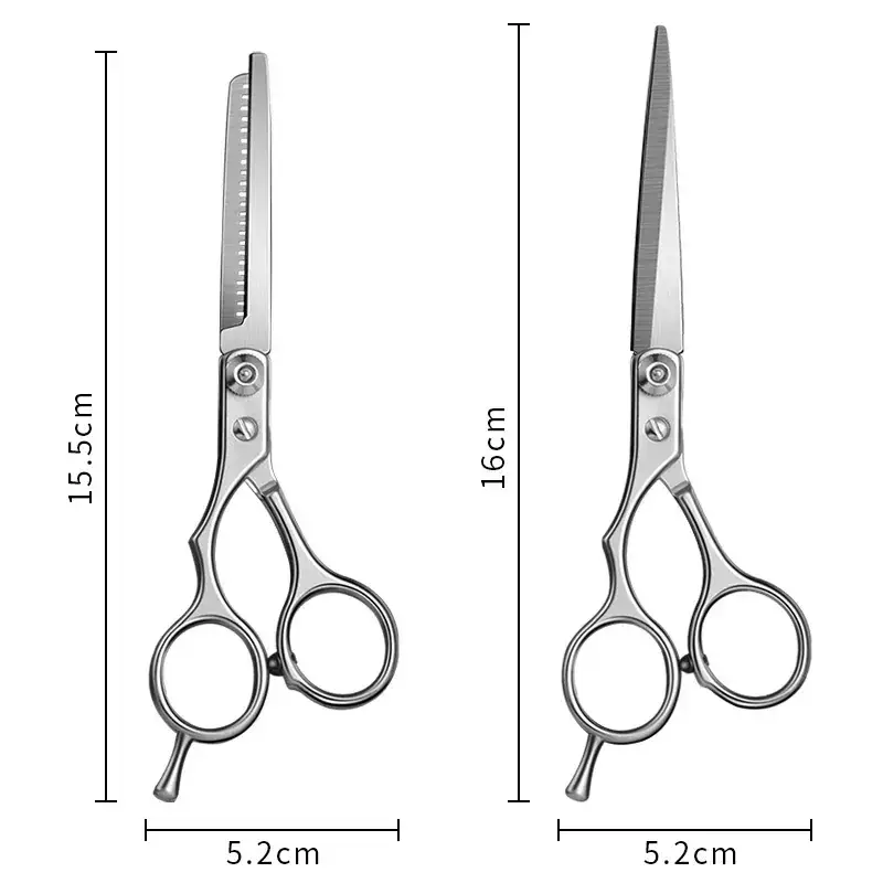 Barber Scissors Set Stainless Steel 16.5cm - Image 16