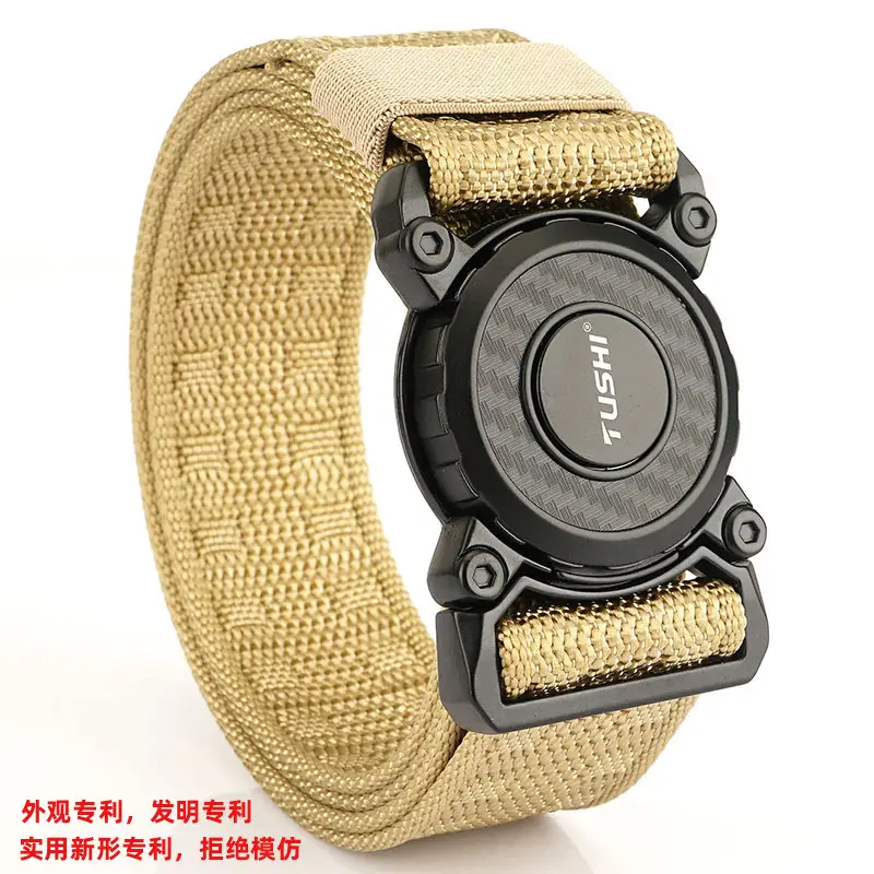 Tactical Green Nylon Belt with Quick Release Closure