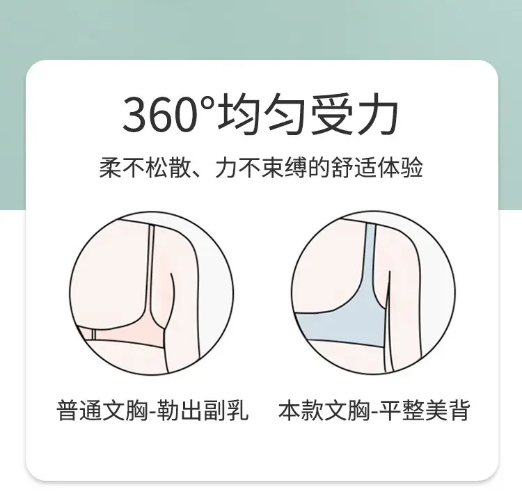 Cloud Liquid Foundation Seamless Underwear Wireless Push-Up Beautiful Back Comfortable Nude Feel Soft Sports Bra for Women — feature 9