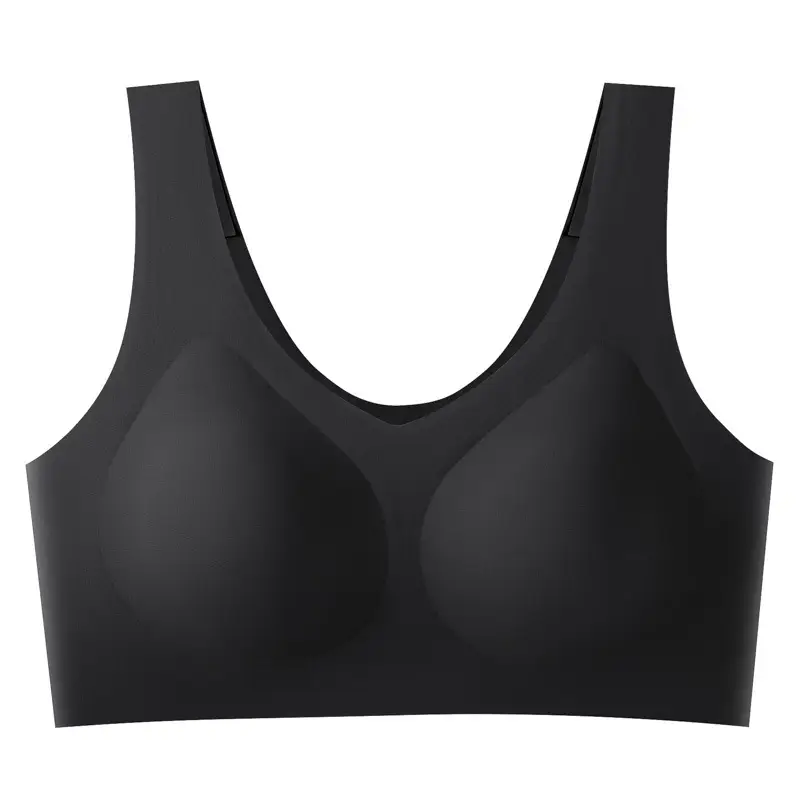 Cloud Liquid Foundation Seamless Underwear Wireless Push-Up Beautiful Back Comfortable Nude Feel Soft Sports Bra for Women