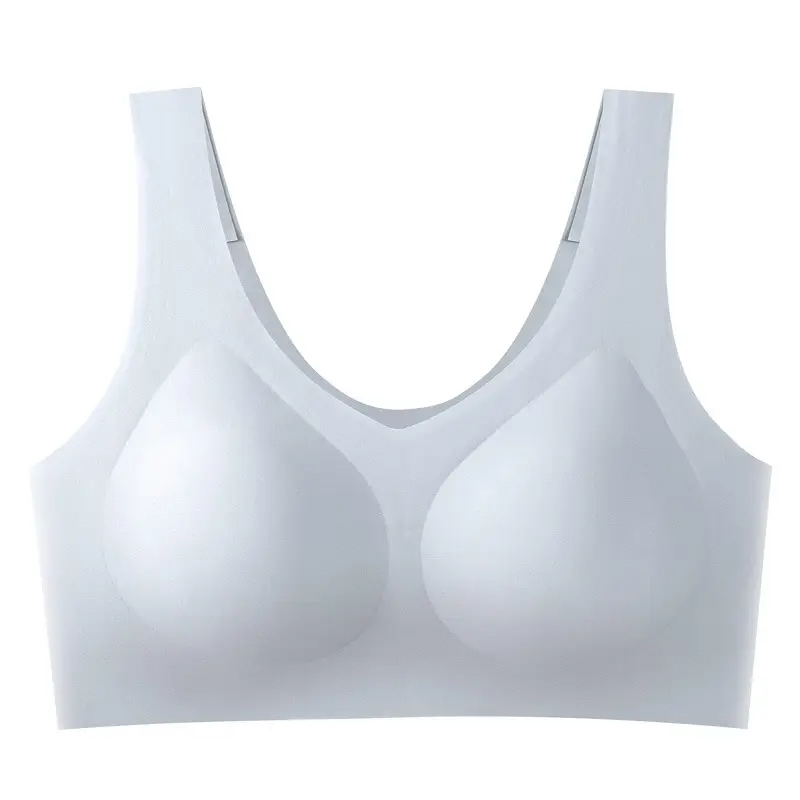 Cloud Liquid Foundation Seamless Underwear Wireless Push-Up Beautiful Back Comfortable Nude Feel Soft Sports Bra for Women