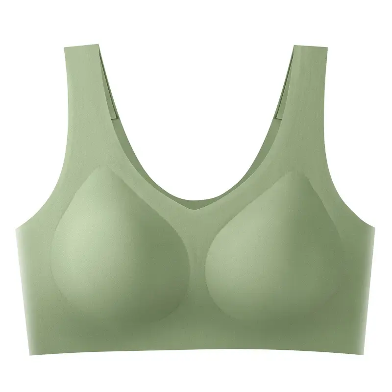 Cloud Liquid Foundation Seamless Underwear Wireless Push-Up Beautiful Back Comfortable Nude Feel Soft Sports Bra for Women