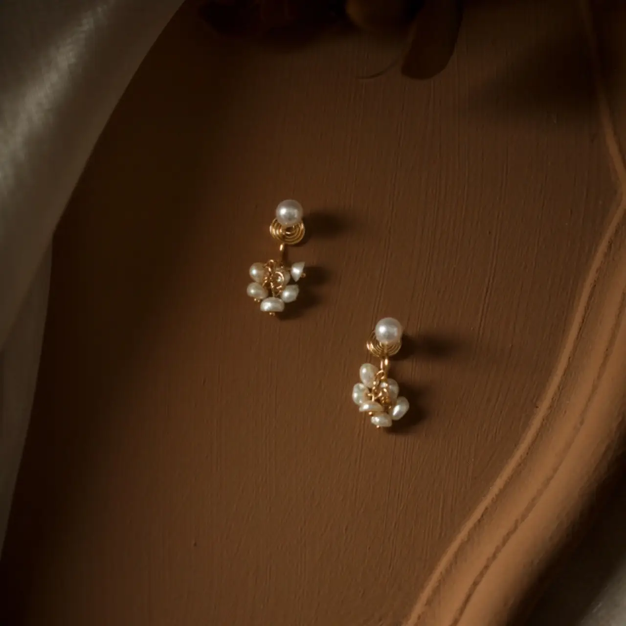 Natural Baroque Pearl Grape Earrings for Women — feature 10