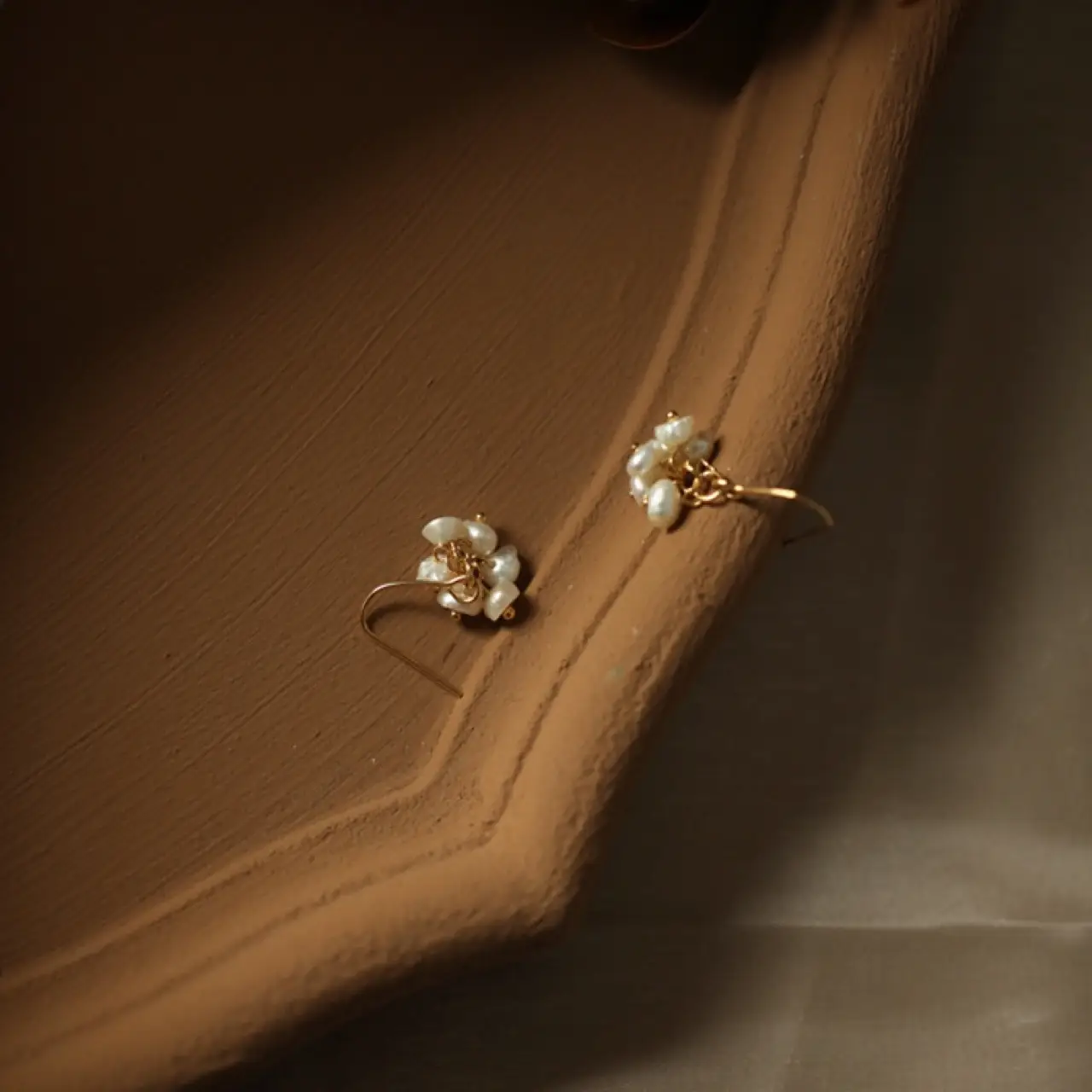 Natural Baroque Pearl Grape Earrings for Women — feature 8