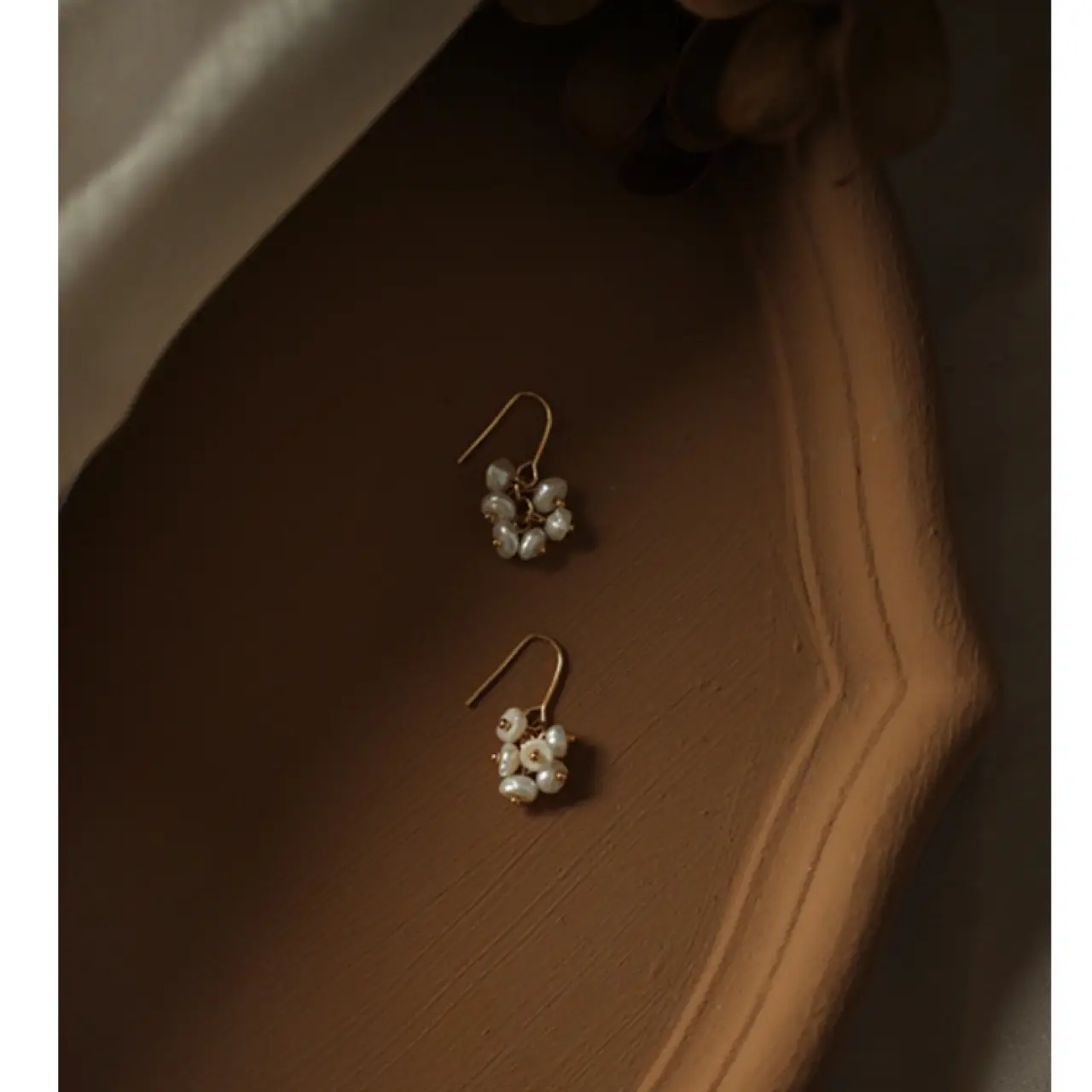 Natural Baroque Pearl Grape Earrings for Women — feature 9