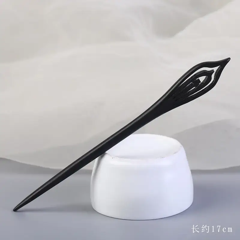 Elegant Wooden Hairpin with Sandalwood Finish - Image 101