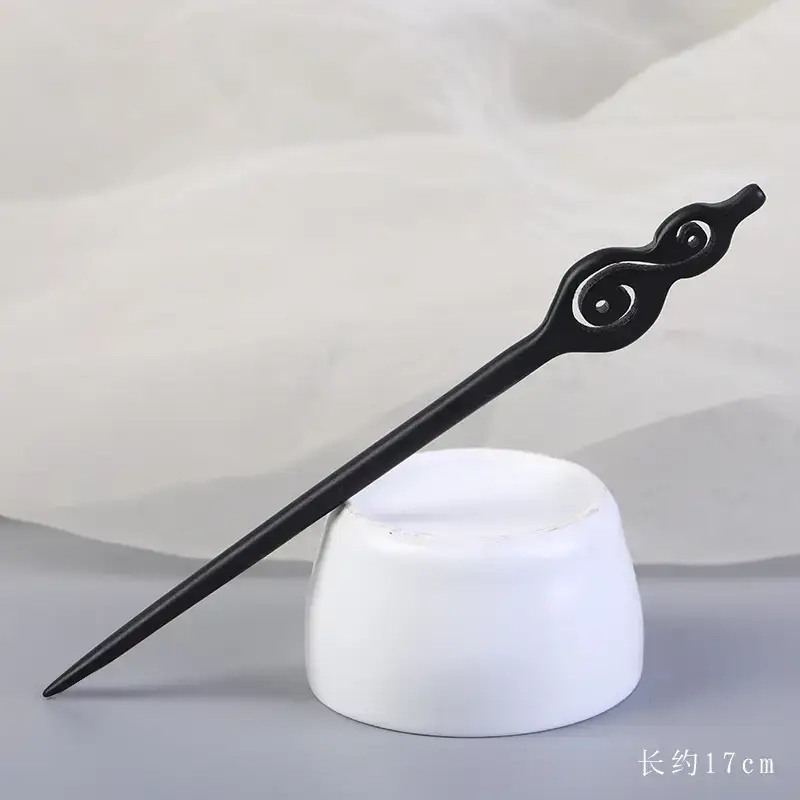 Elegant Wooden Hairpin with Sandalwood Finish - Image 102