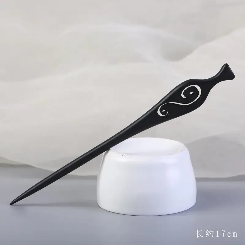 Elegant Wooden Hairpin with Sandalwood Finish - Image 103