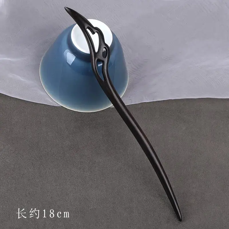Elegant Wooden Hairpin with Sandalwood Finish - Image 12
