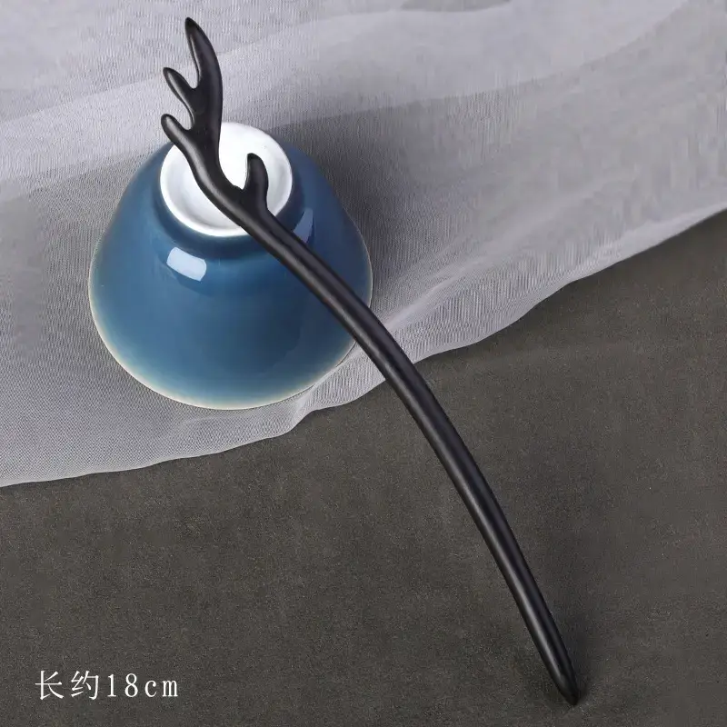 Elegant Wooden Hairpin with Sandalwood Finish - Image 14