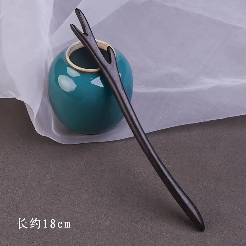 Elegant Wooden Hairpin with Sandalwood Finish - Image 15