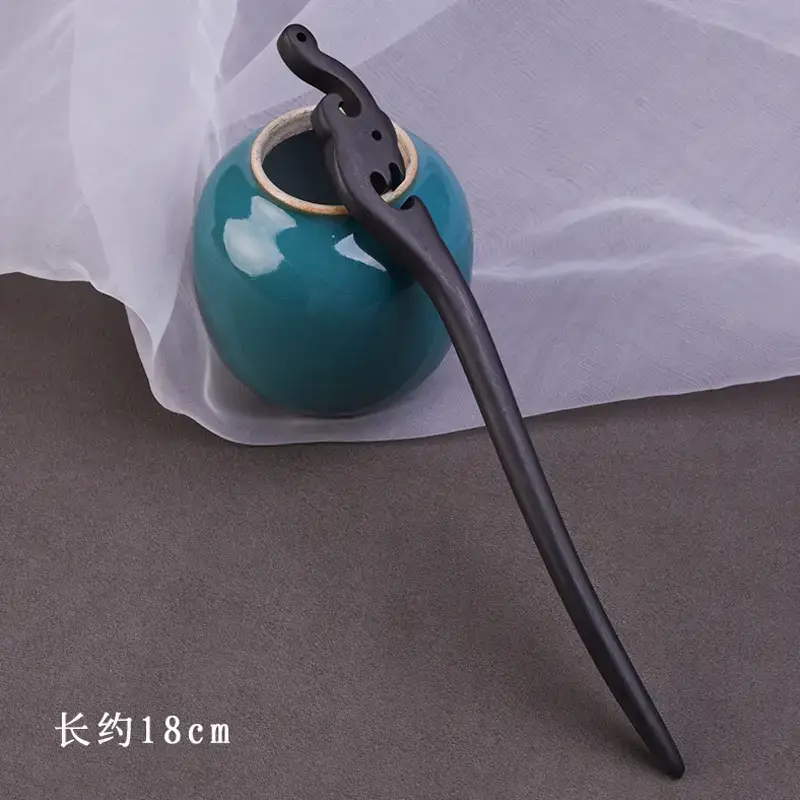 Elegant Wooden Hairpin with Sandalwood Finish - Image 16