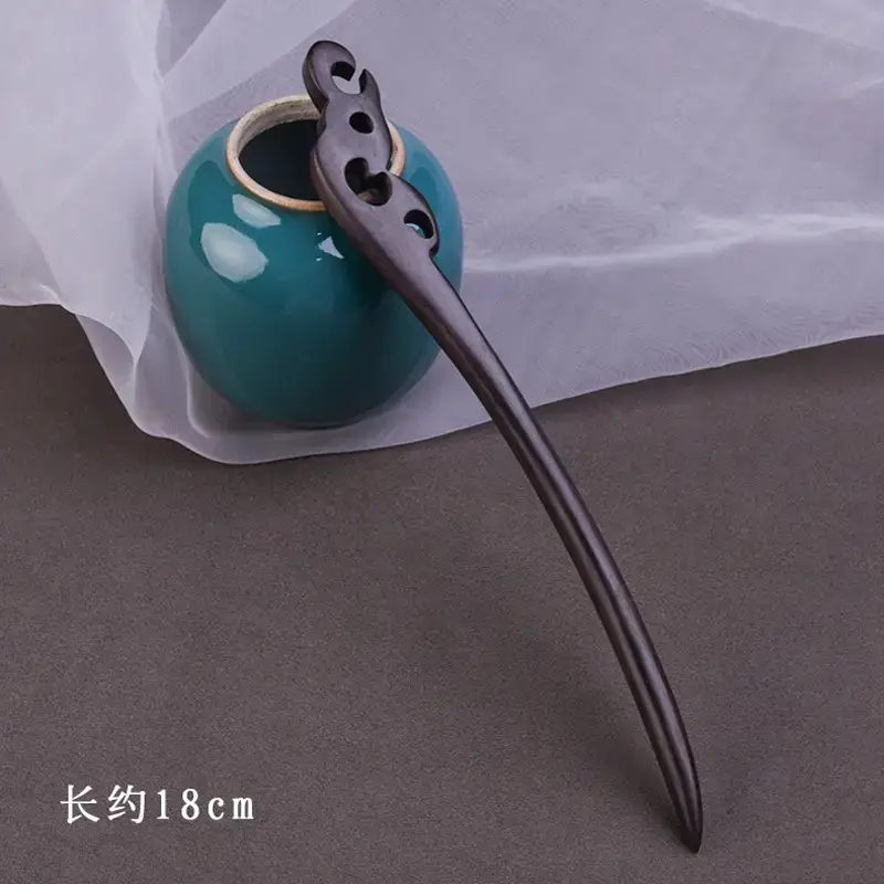 Elegant Wooden Hairpin with Sandalwood Finish - Image 18