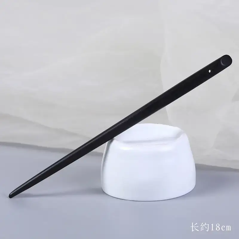 Elegant Wooden Hairpin with Sandalwood Finish - Image 2