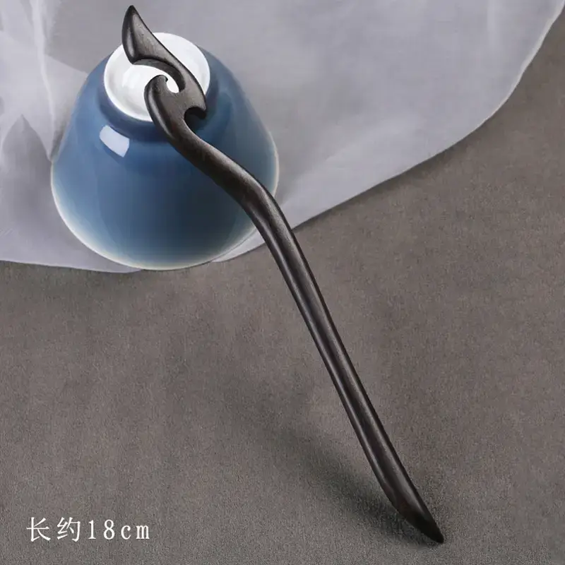 Elegant Wooden Hairpin with Sandalwood Finish - Image 21