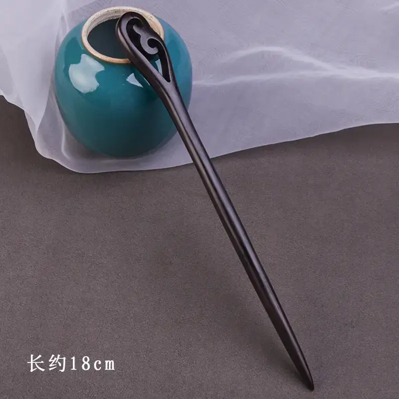 Elegant Wooden Hairpin with Sandalwood Finish - Image 22