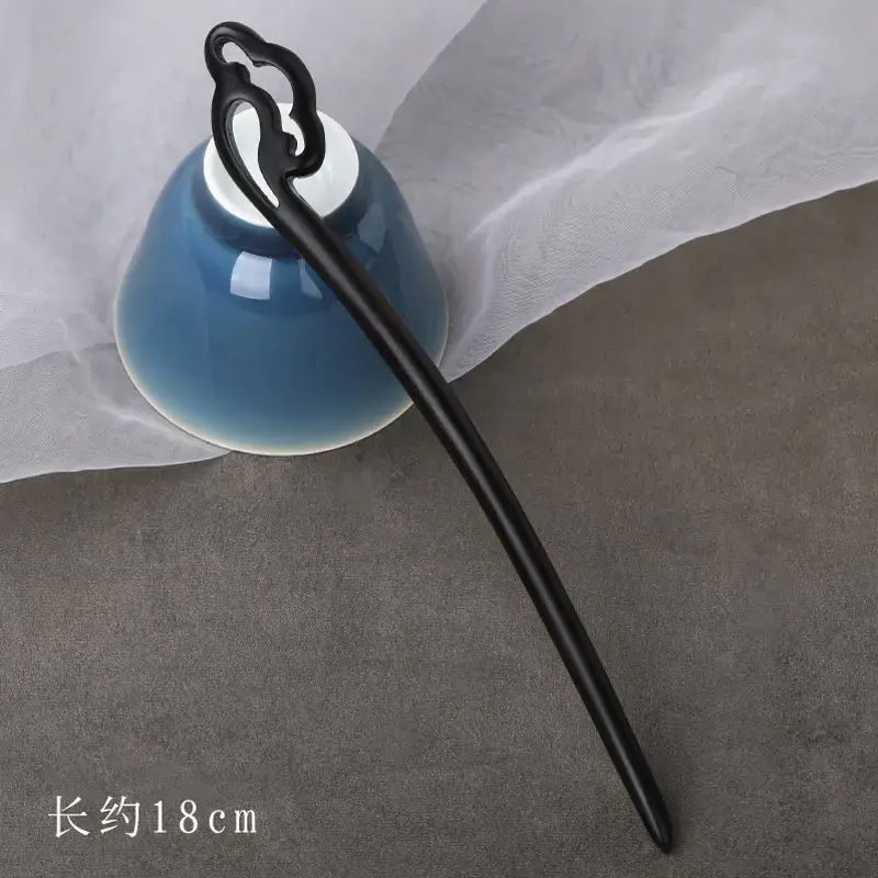 Elegant Wooden Hairpin with Sandalwood Finish - Image 23