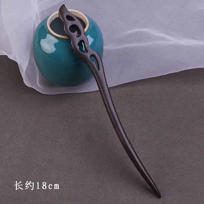 Elegant Wooden Hairpin with Sandalwood Finish - Image 25