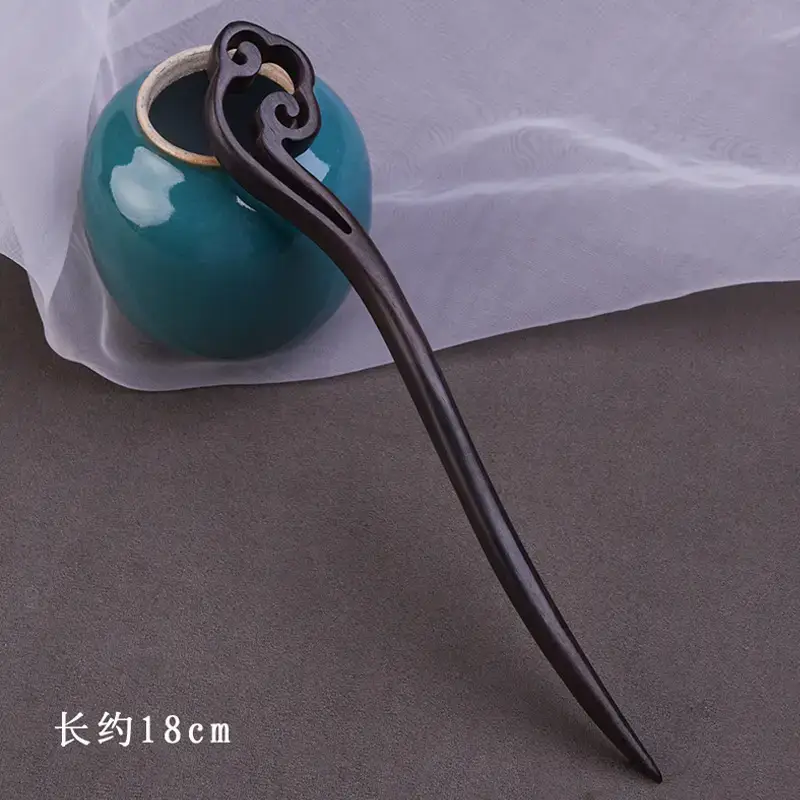 Elegant Wooden Hairpin with Sandalwood Finish - Image 28
