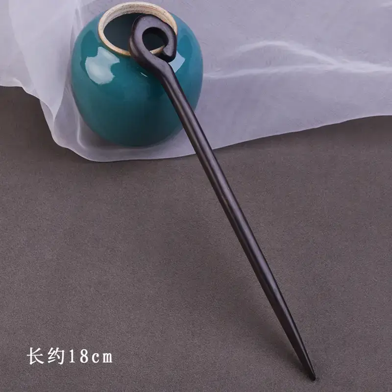 Elegant Wooden Hairpin with Sandalwood Finish - Image 29