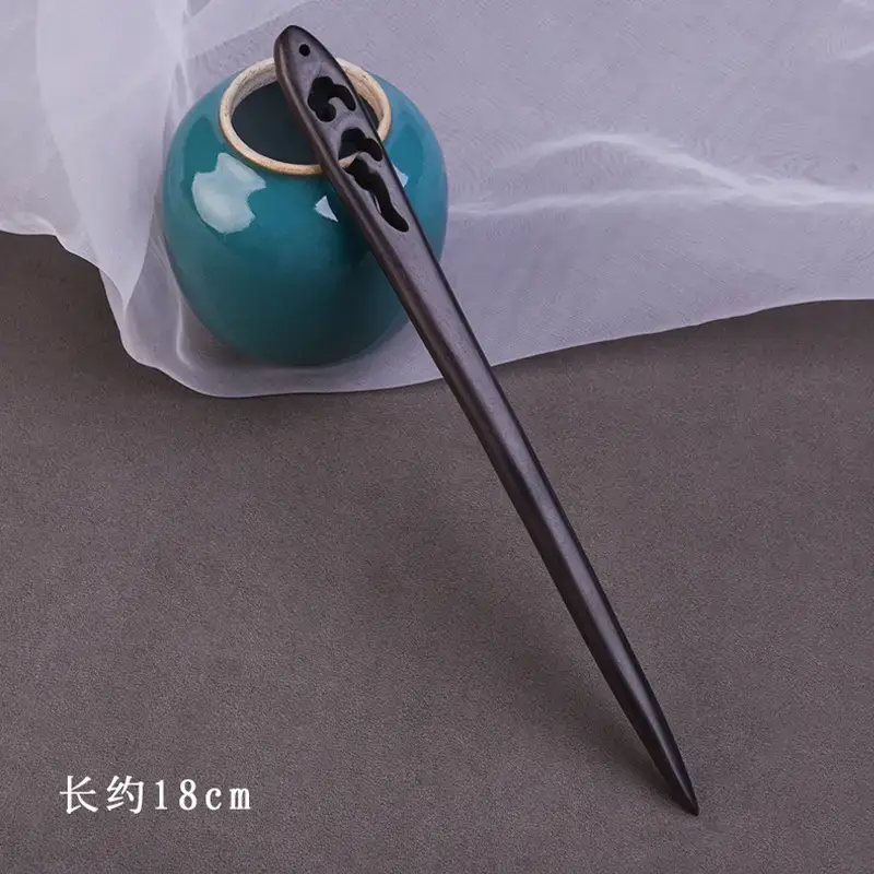 Elegant Wooden Hairpin with Sandalwood Finish - Image 30
