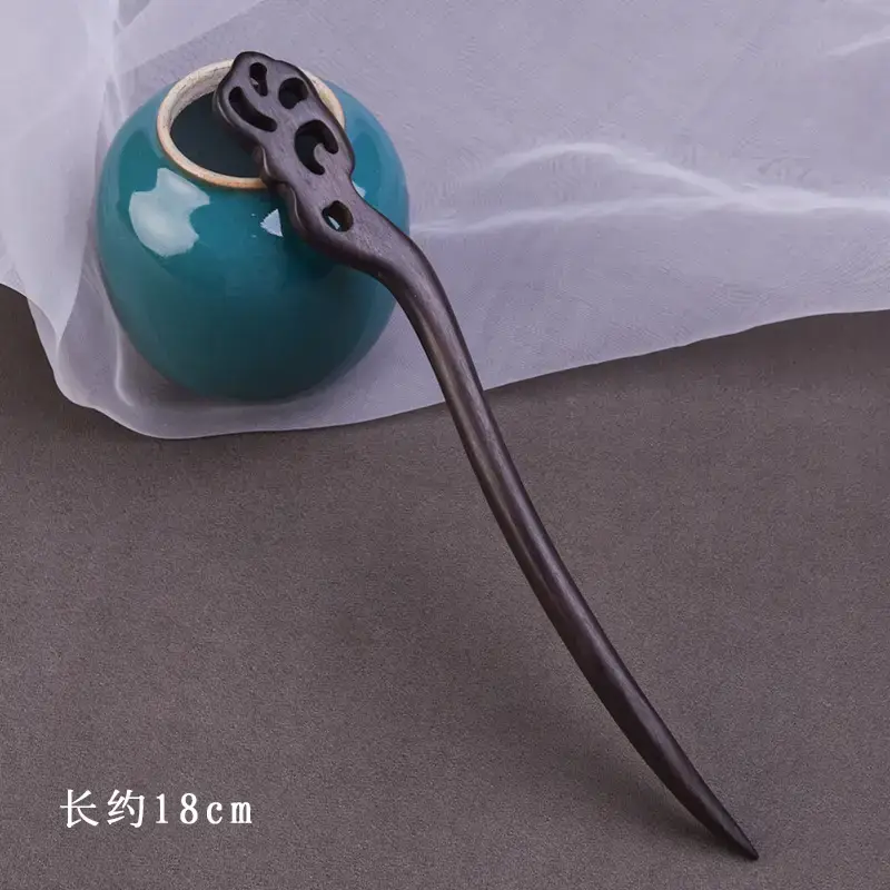 Elegant Wooden Hairpin with Sandalwood Finish - Image 31