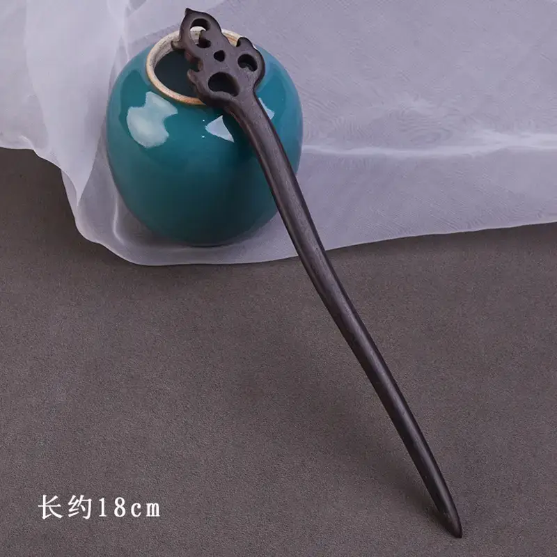Elegant Wooden Hairpin with Sandalwood Finish - Image 33