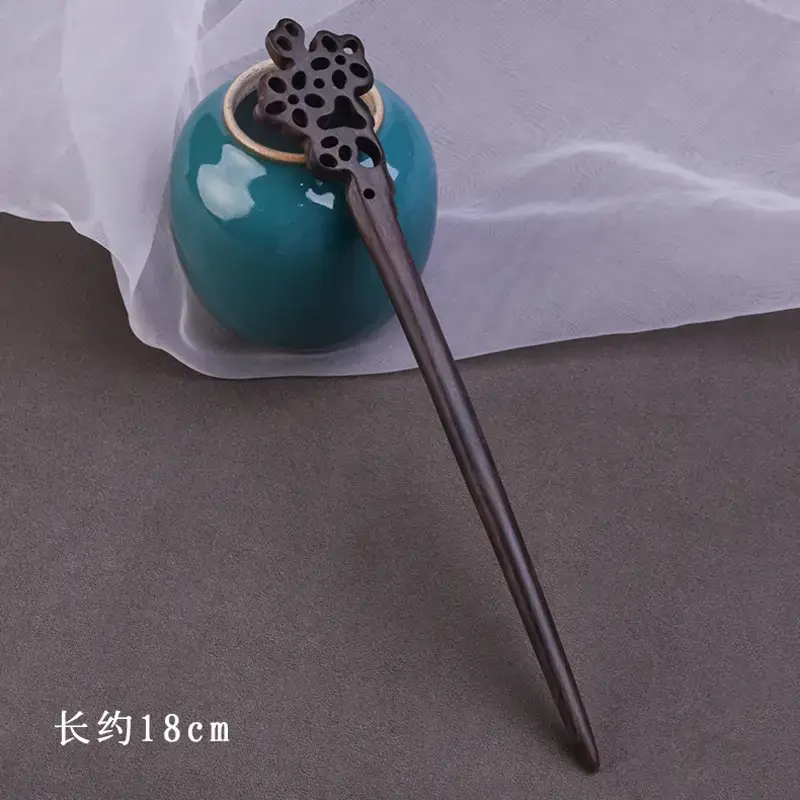 Elegant Wooden Hairpin with Sandalwood Finish - Image 34