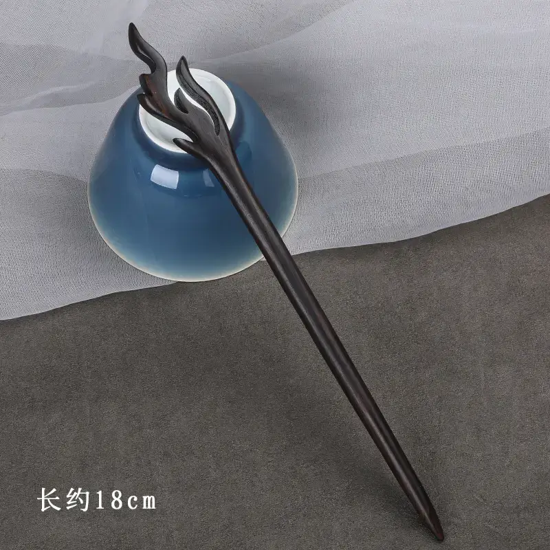 Elegant Wooden Hairpin with Sandalwood Finish - Image 38