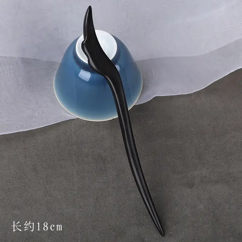 Elegant Wooden Hairpin with Sandalwood Finish - Image 42