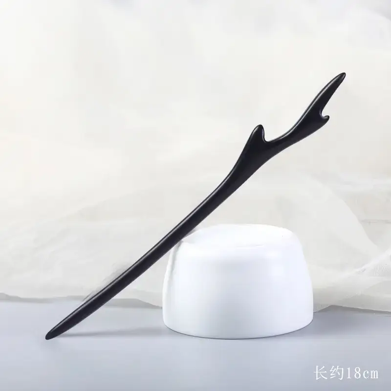 Elegant Wooden Hairpin with Sandalwood Finish - Image 46