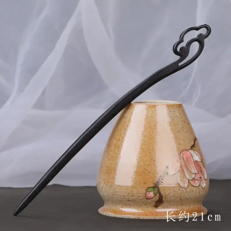 Elegant Wooden Hairpin with Sandalwood Finish - Image 52
