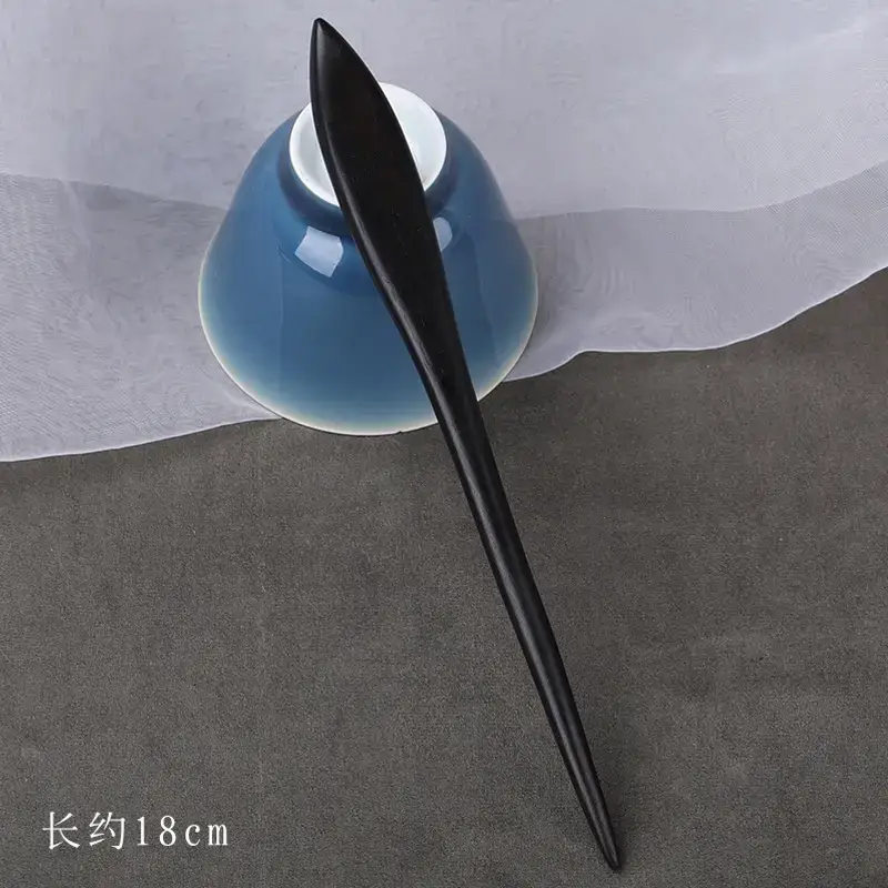 Elegant Wooden Hairpin with Sandalwood Finish - Image 6