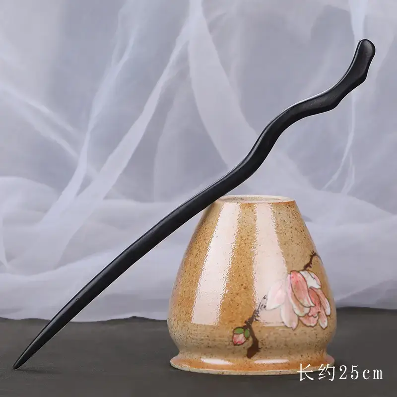 Elegant Wooden Hairpin with Sandalwood Finish - Image 63