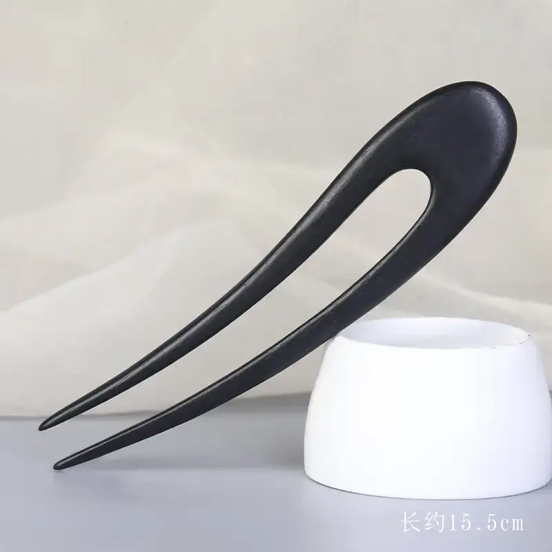 Elegant Wooden Hairpin with Sandalwood Finish - Image 74