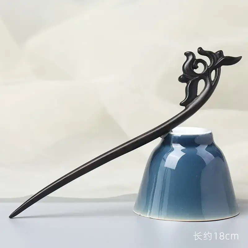 Elegant Wooden Hairpin with Sandalwood Finish - Image 89