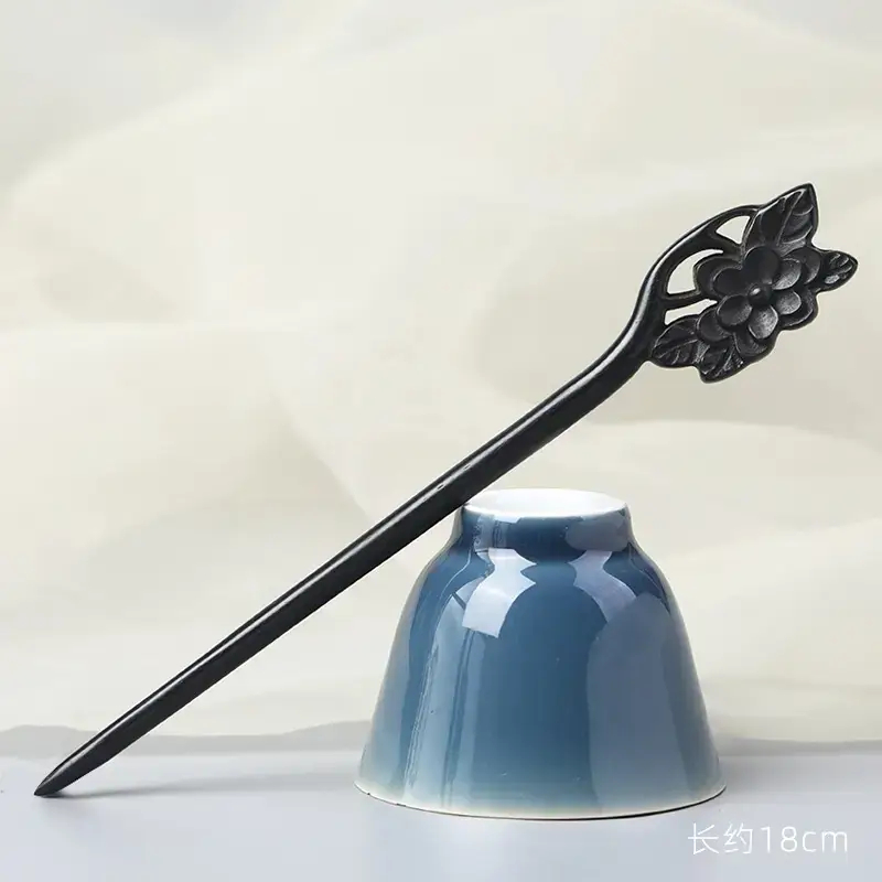 Elegant Wooden Hairpin with Sandalwood Finish - Image 93