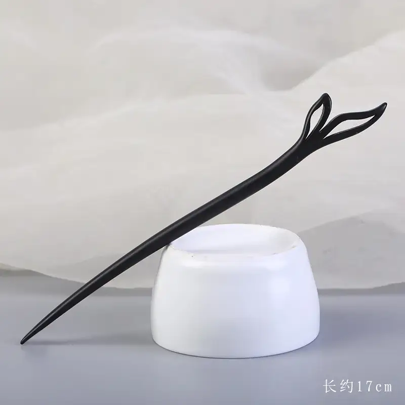 Elegant Wooden Hairpin with Sandalwood Finish - Image 96