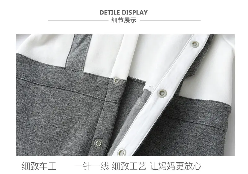 Baby Spring & Fall Jumpsuit Preppy Style One-Year-Old — feature 9
