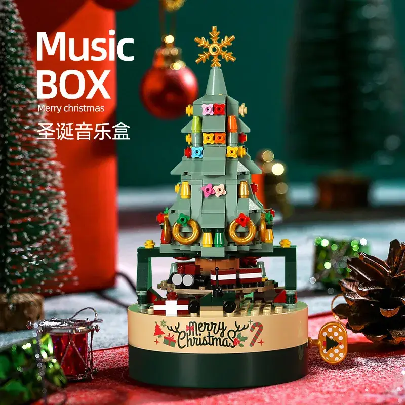Christmas Building Blocks Tree Decor for Girls - Image 7