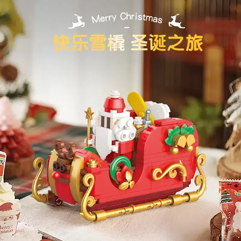 Christmas Building Blocks Tree Decor for Girls - Image 2