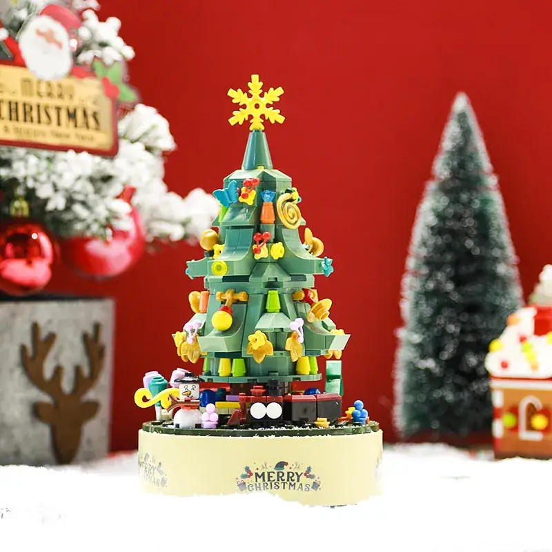 Christmas Building Blocks Tree Decor for Girls - Image 3