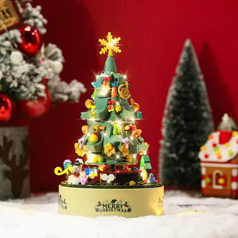 Christmas Building Blocks Tree Decor for Girls - Image 4