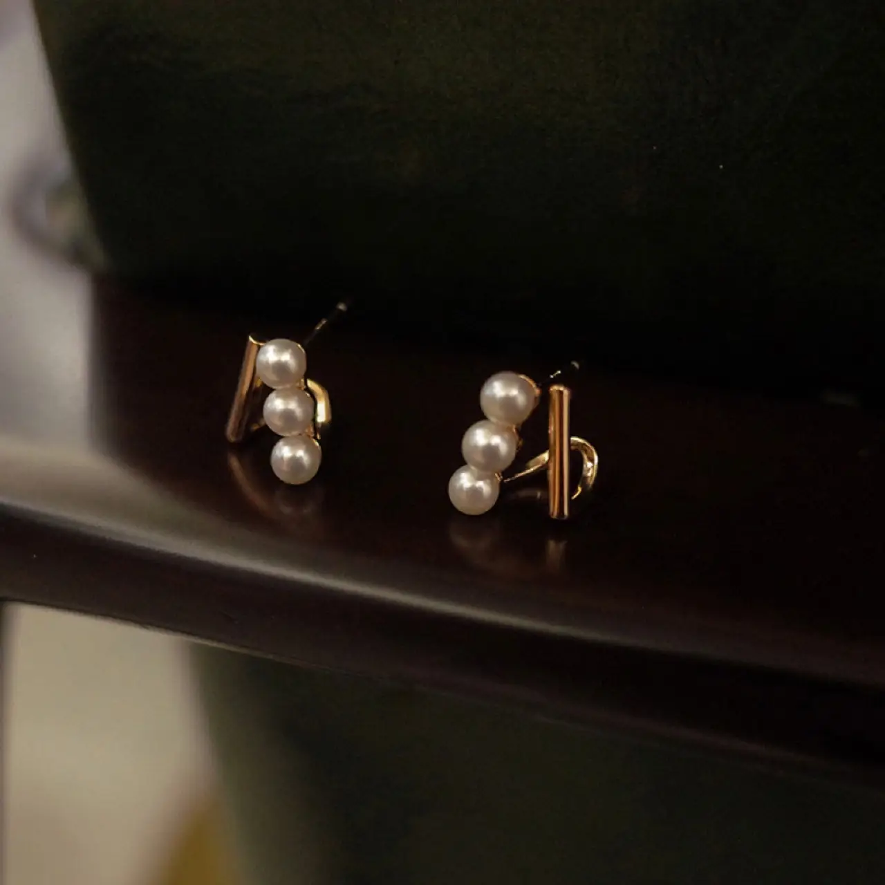 Romantic Pearl Earrings 925 Silver Niche Design — feature 7
