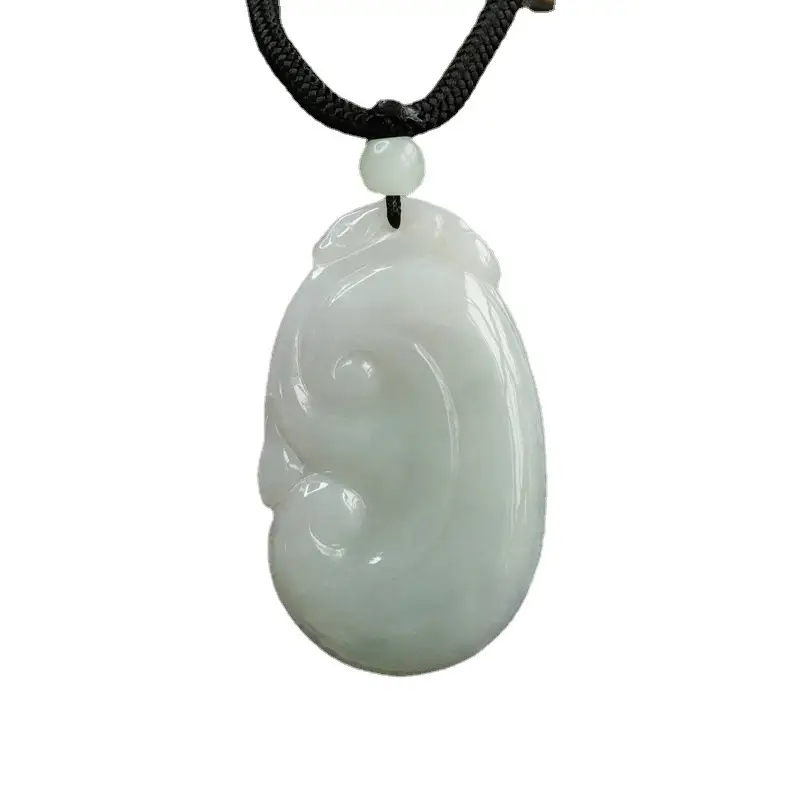 Guan Yu Jade Pendant Natural Burmese Grade White - Image 6