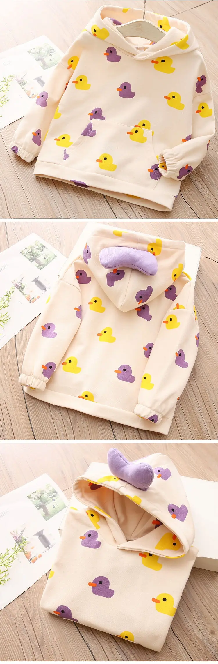 Girls 2025 Long Sleeve Sweatshirt Western Casual Cartoon Top — feature 2