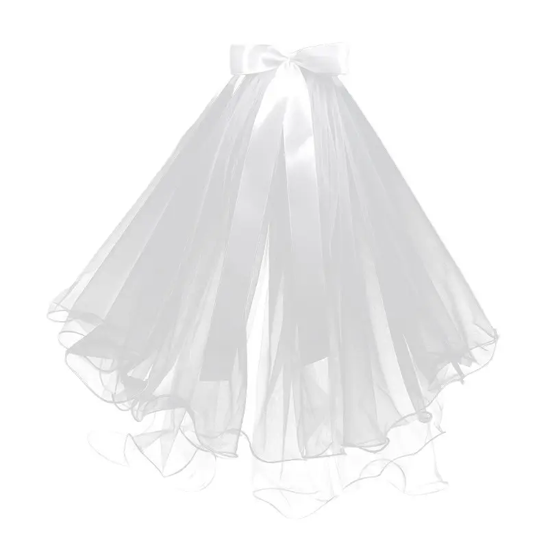 Net Red Double Bow Light Gauze Photo Hairpin