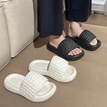Cute cartoon cotton slippers female winter home non-slip indoor plush warm and velvet thick bottom slip slippers male — feature 7